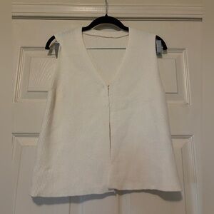 Open front Sweater Vest